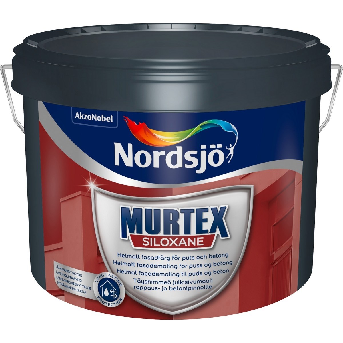 Putsfasadfärg Murtex Siloxane Bw, 10L