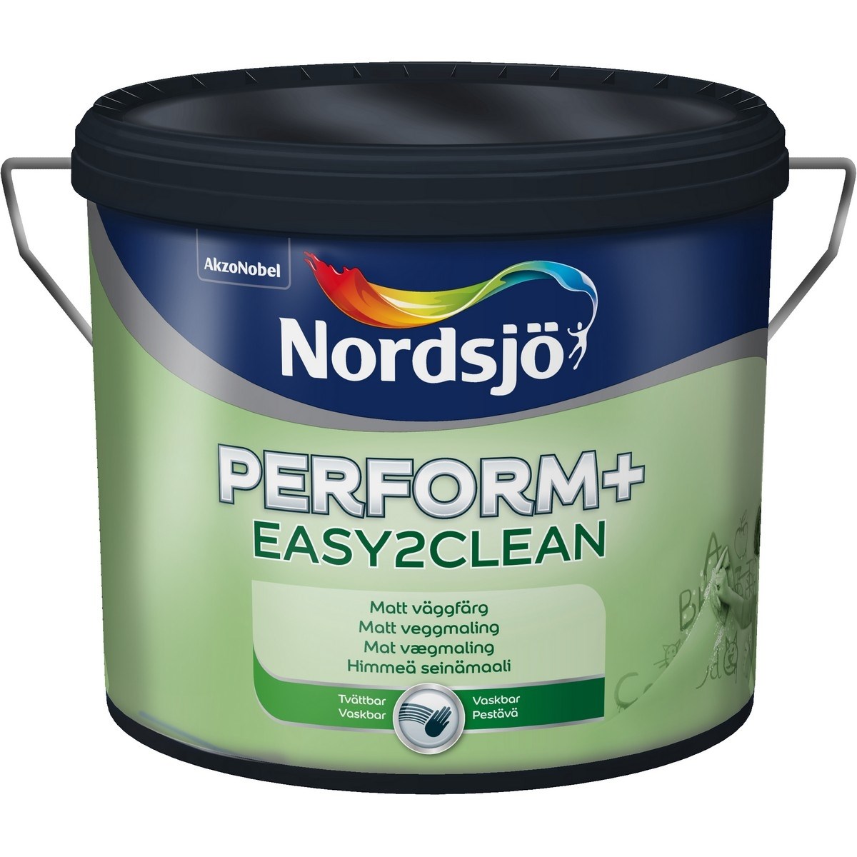 Väggfärg Perform+ Easy2clean Matt, Bw, 10L