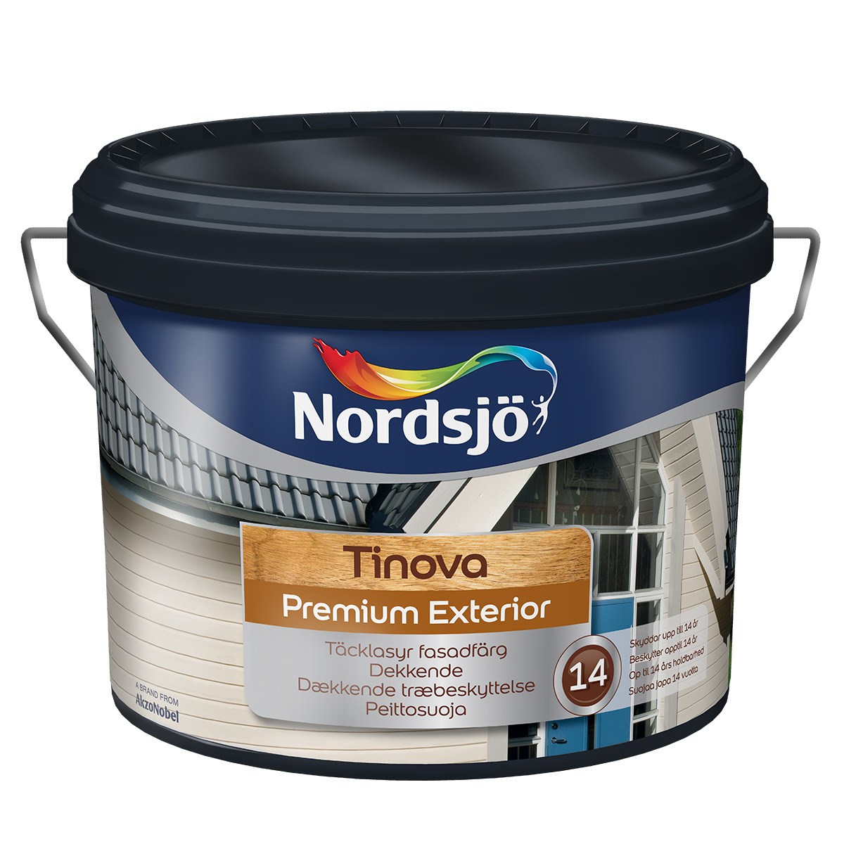 Träfasadfärg Tinova Premium Exterior+ Sandras Hem