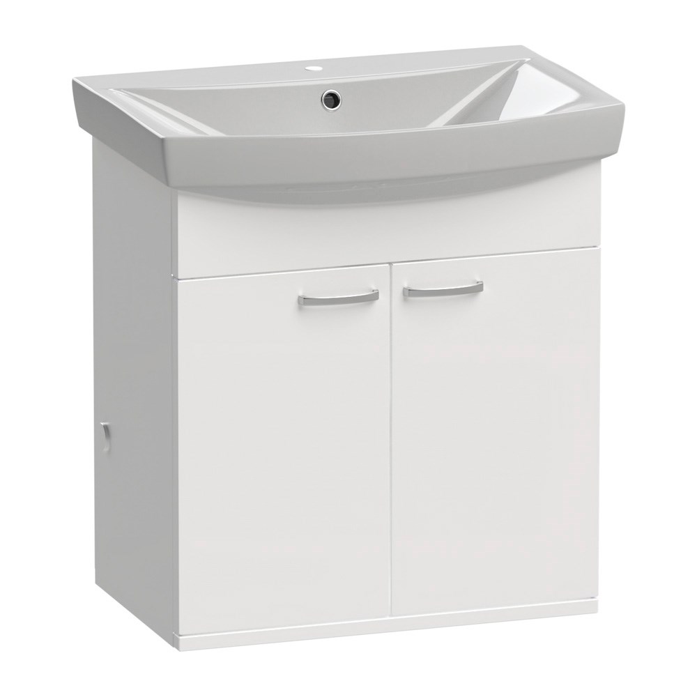 Badrumsmöbel Carina Plåt 60cm, Vit