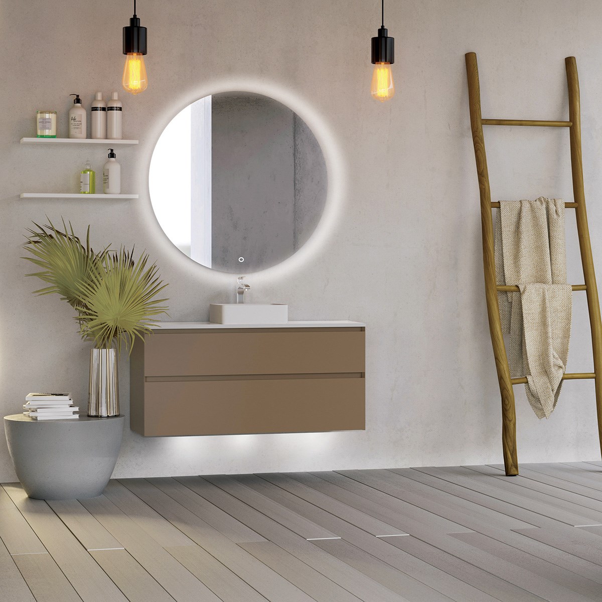 Badrumsmöbel Loft 120x45cm Ovanpåliggande