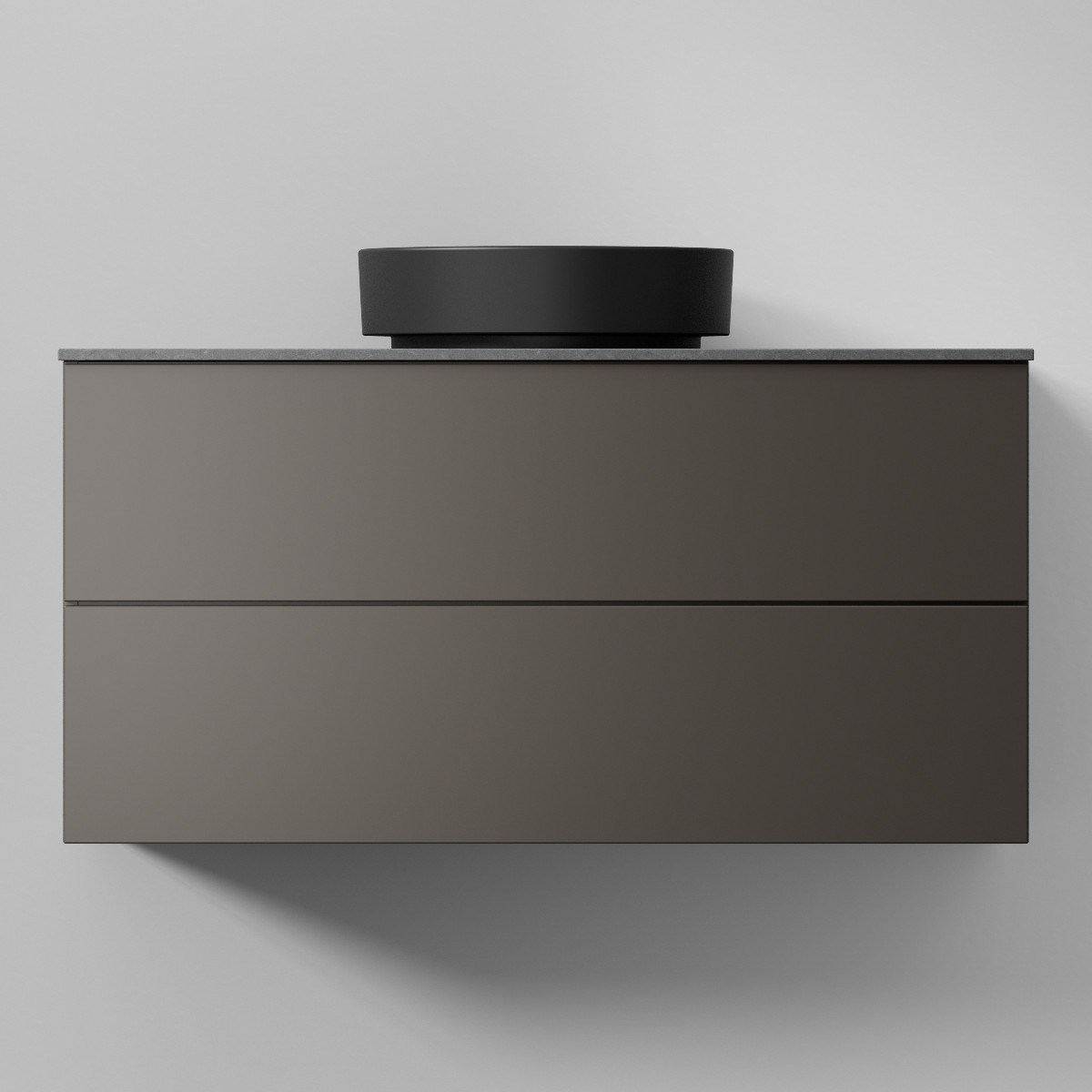 Badrumsmöbel Core Solid 100x45cm, Ovanpåliggande