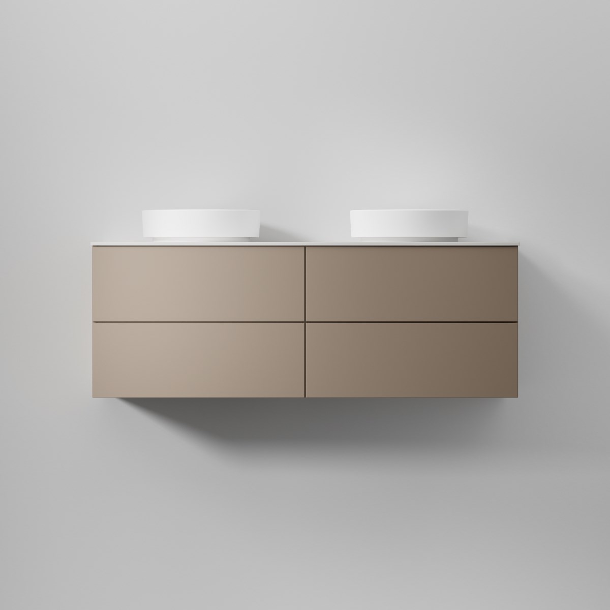 Badrumsmöbel Core Solid 140x45cm Ovanpåliggande