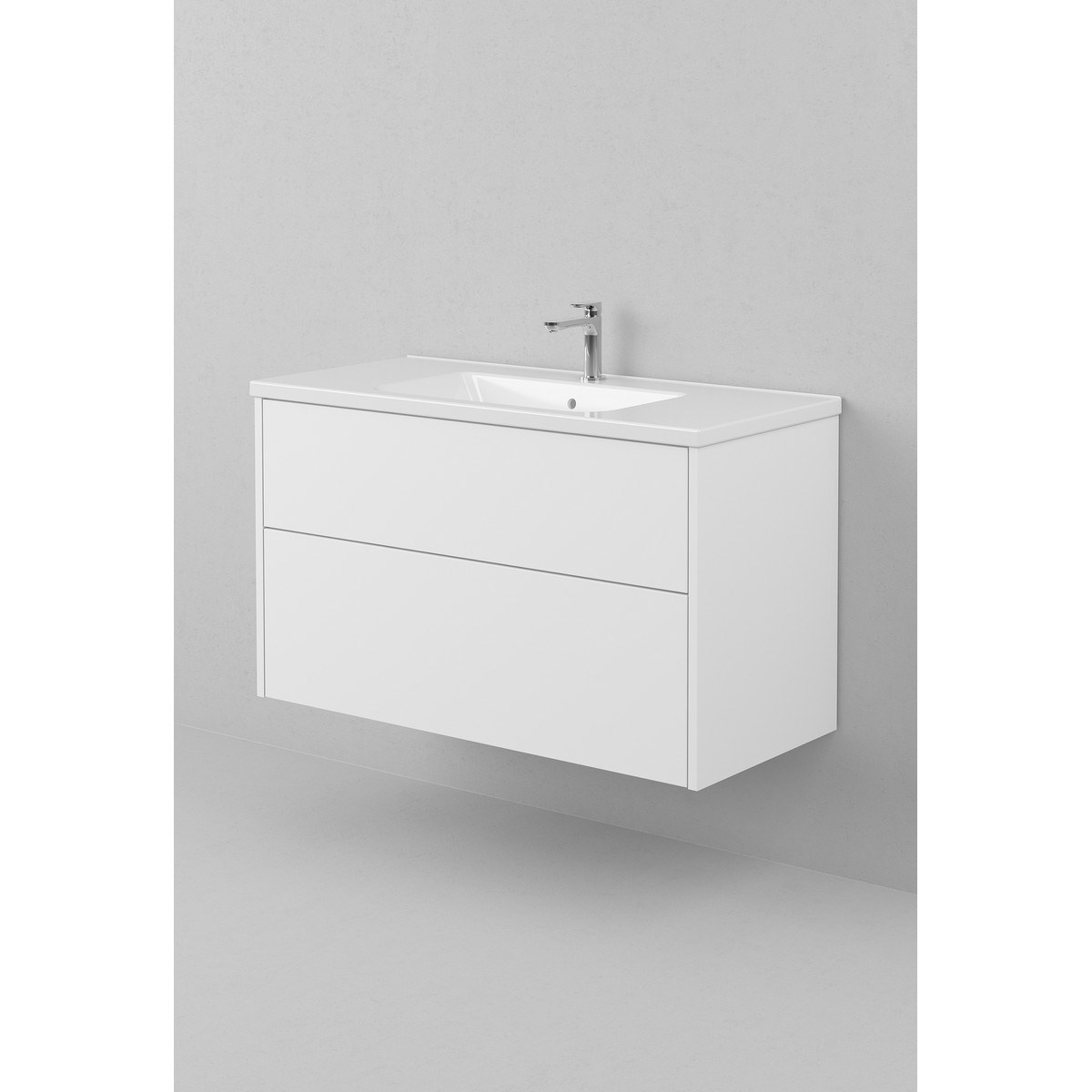Kommod Grand Solid 100x45cm, Premium White, Slät