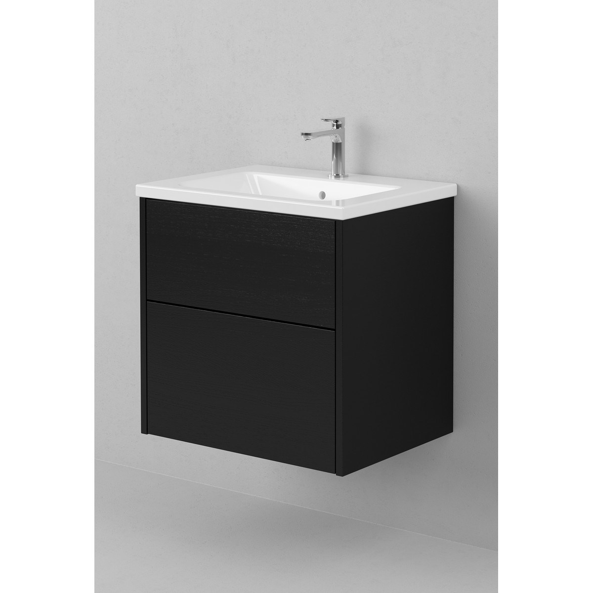 Kommod Grand Solid 60x45cm, Black Oak, Slät