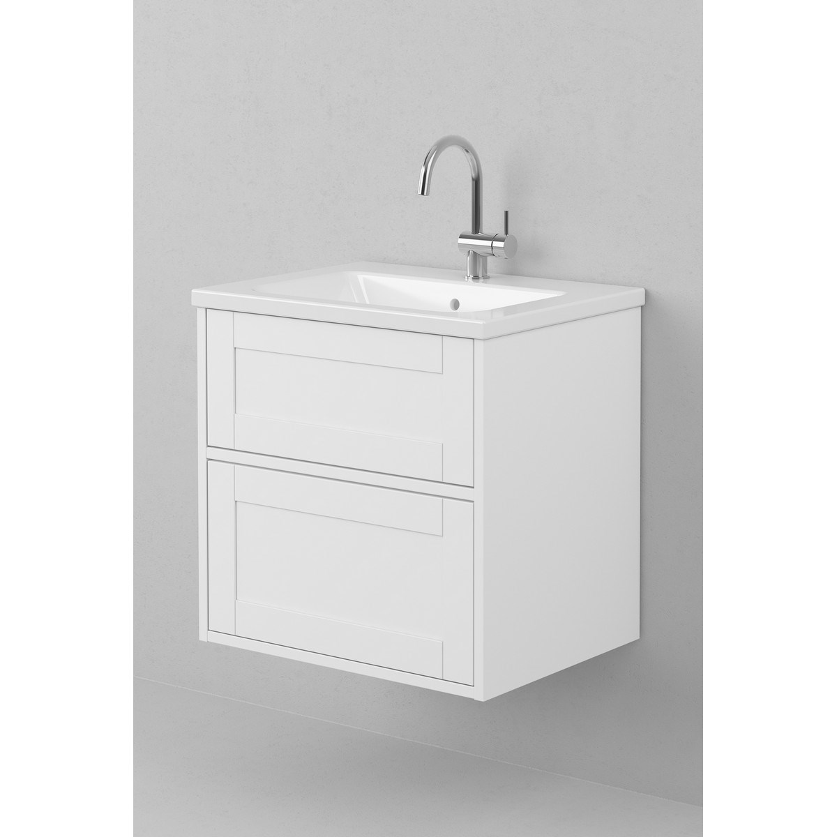 Kommod Grand Classic 60x45cm, Premium White, Ramlucka