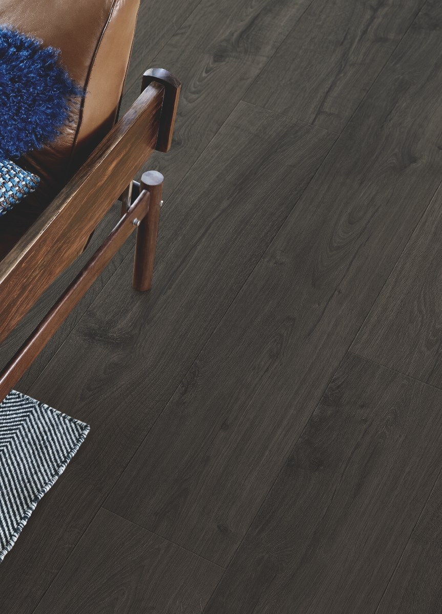 Laminatgolv Visby Pro Black Pepper Oak Ek, 1-stav