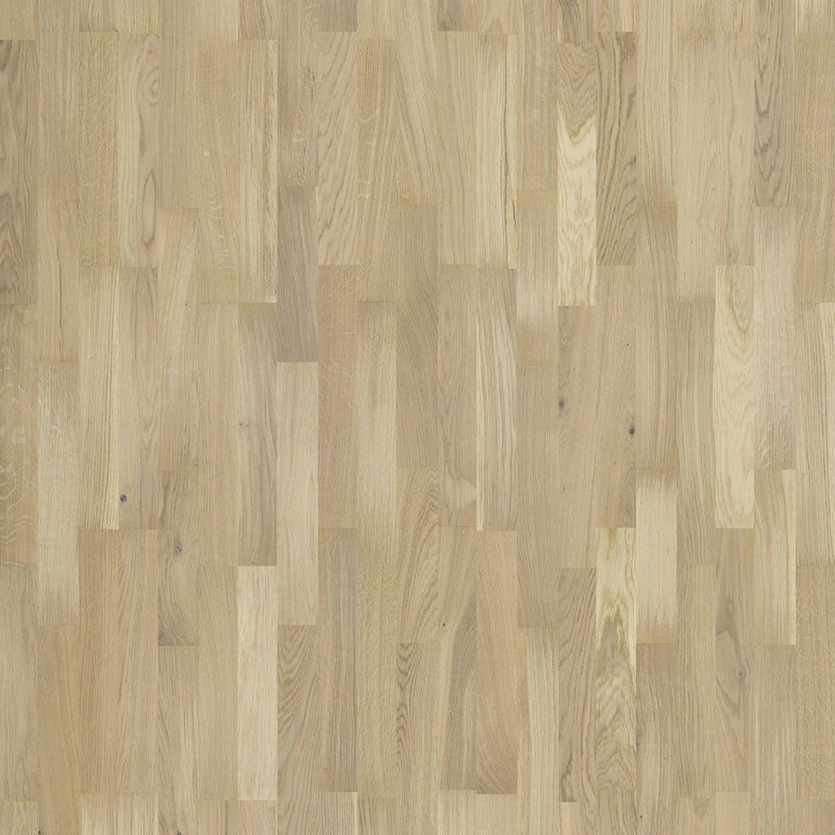 Parkettgolv Decor Bianco Molti Ek, 3-stav, Mattlack