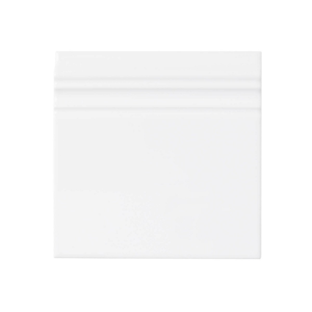 Kakeldekor Studio Cap Vit, 14.8x14,8cm, Blank