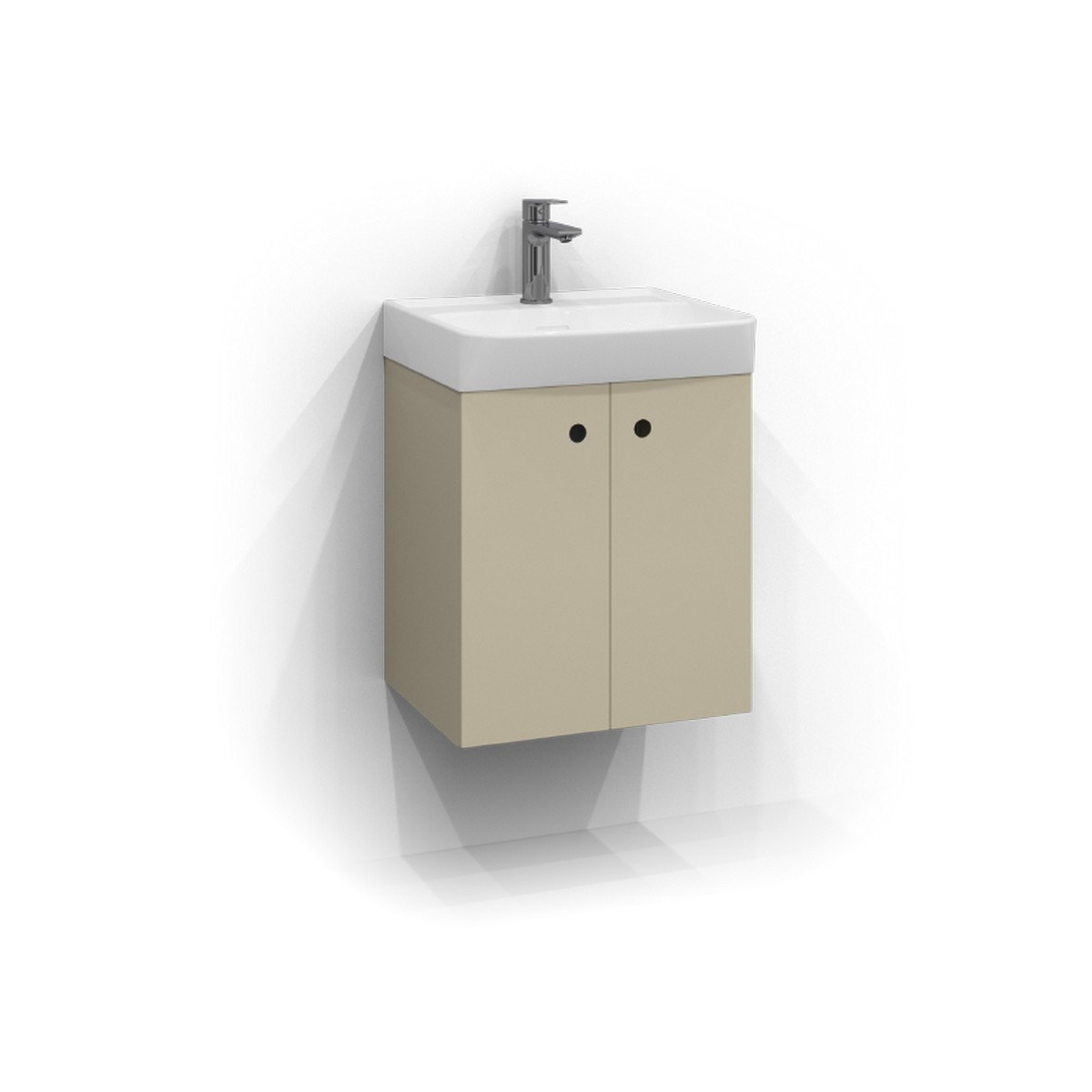 Kommod Intro 2 Dörrar 45x35cm, Sand, Plan