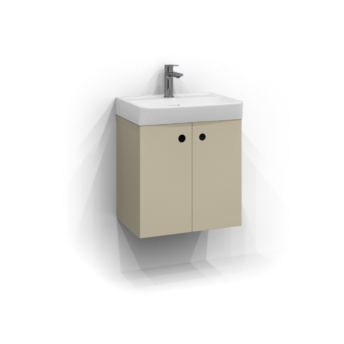 Kommod Intro 2 Dörrar 50x35cm, Sand, Plan