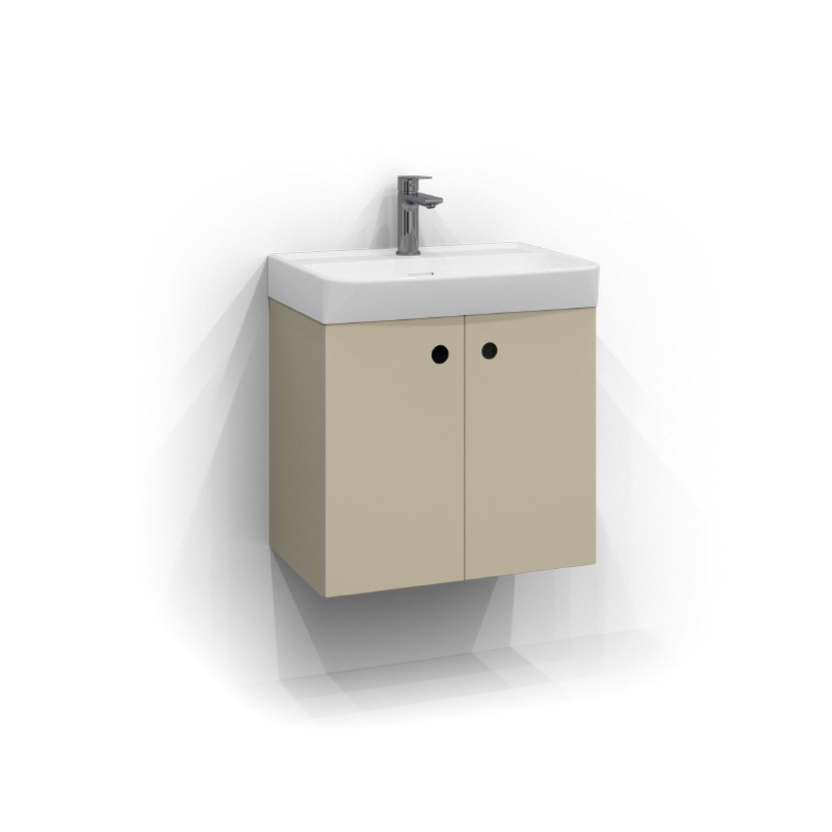 Kommod Intro 2 Dörrar 55x35cm, Sand, Plan