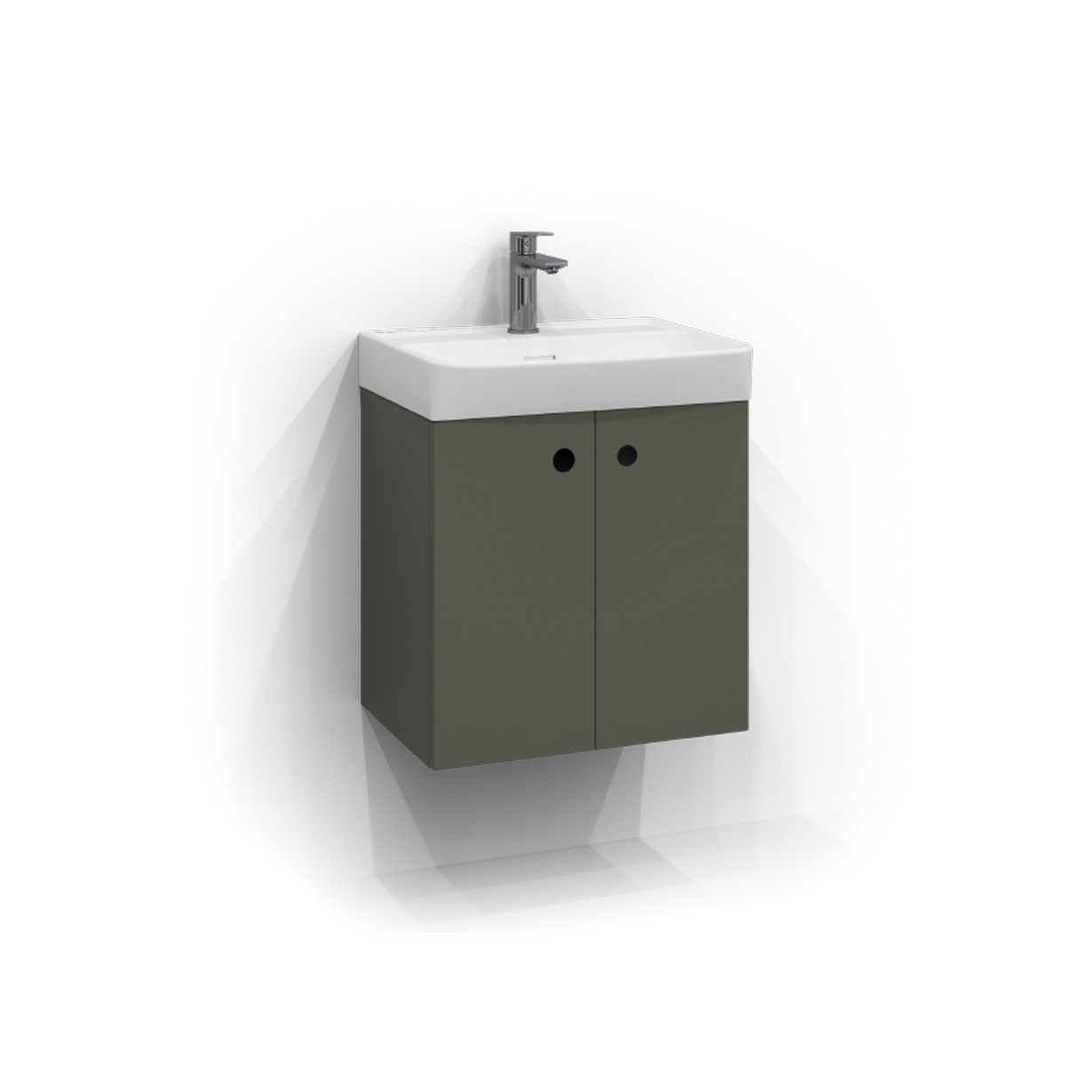 Kommod Intro 2 Dörrar 50x35cm, Salvia, Plan