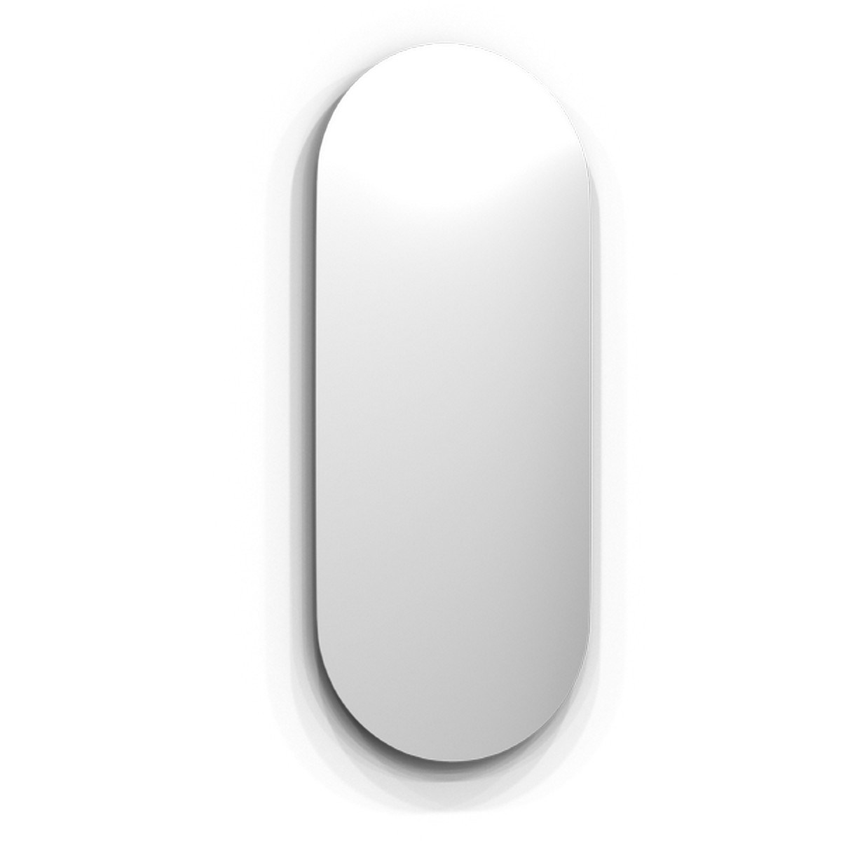 Spegel Med Belysning Valje Oval 45x110cm