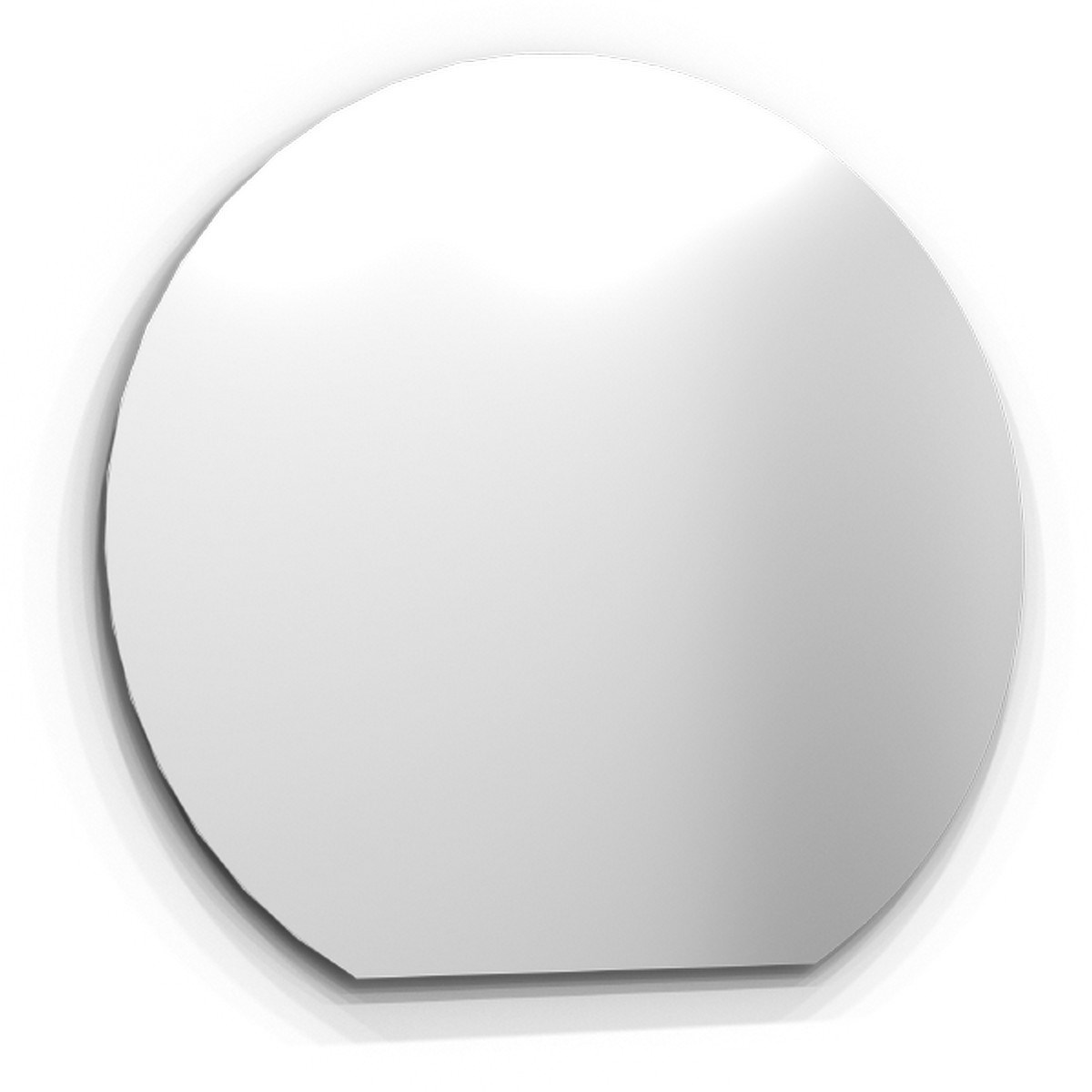 Spegel Med Belysning Valje Rundad 120x110cm