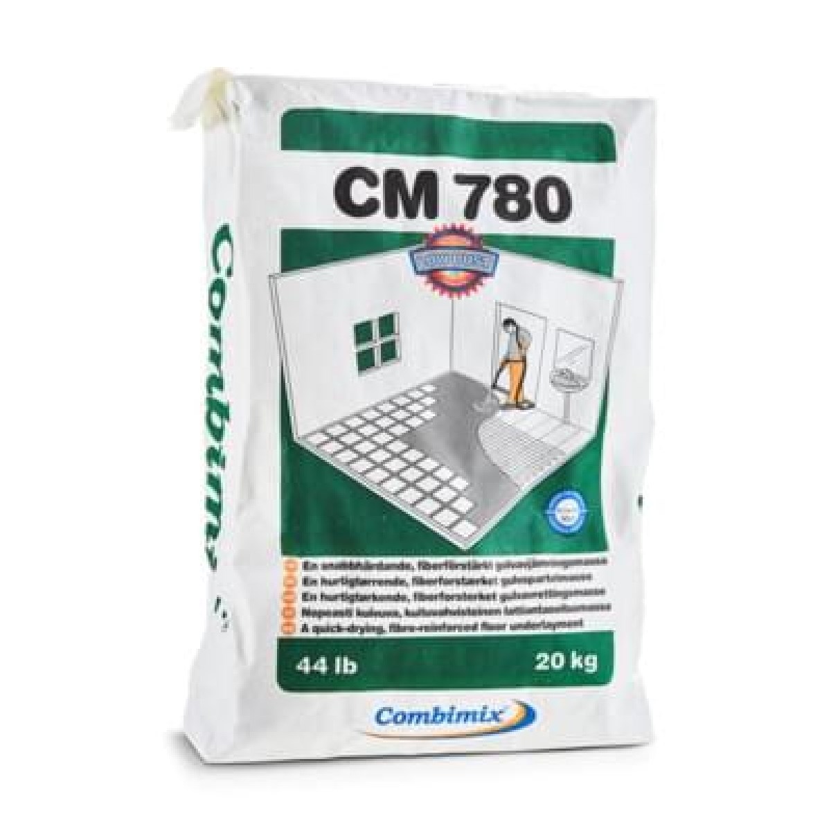 Flytspackel Cm 780 Snabb Fiberavjämning 20kg