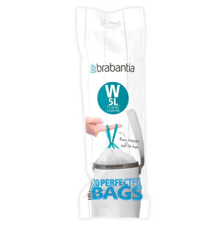Avfallspåse Perfectfit W 5l, 20st