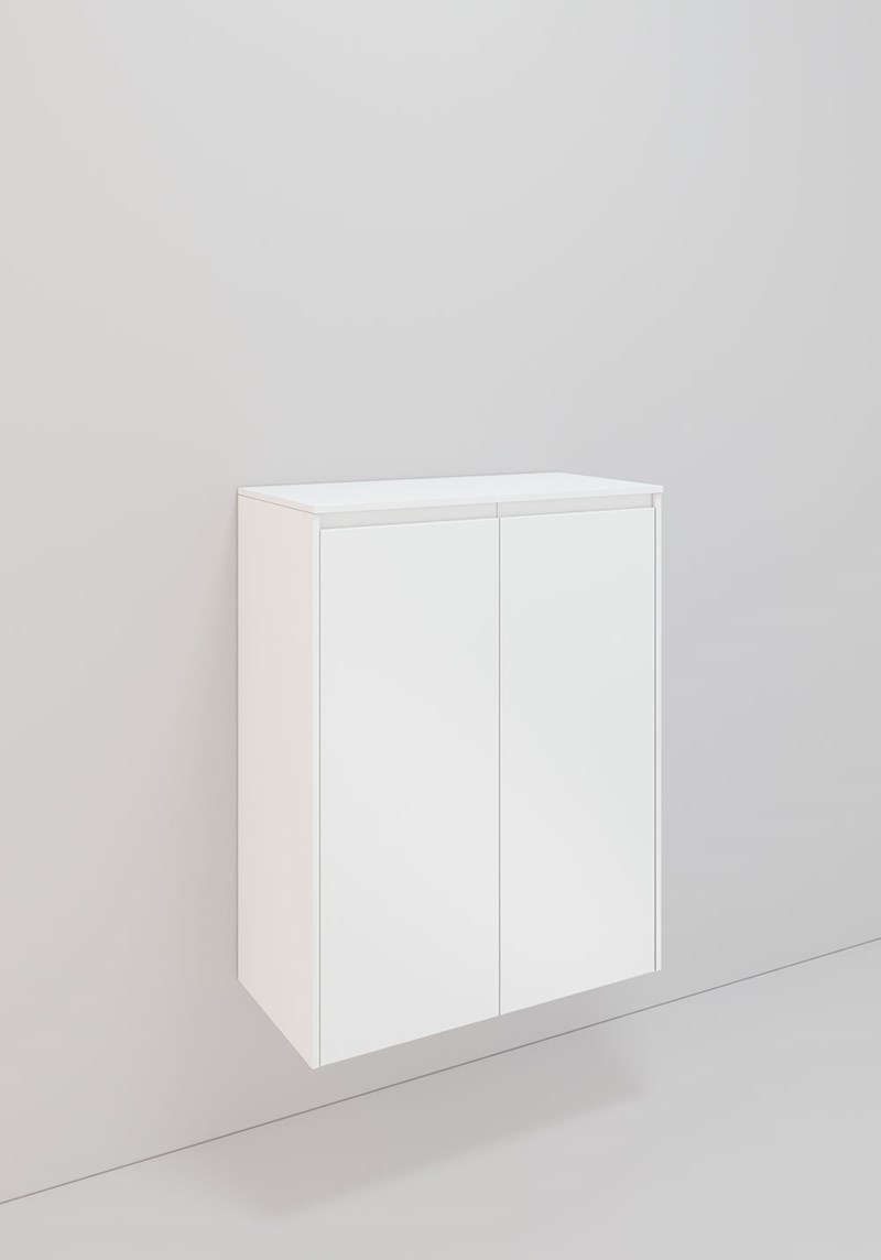 Sidoskåp Lifestyle Concept 159 Lågt 70cm, Matt, Vit