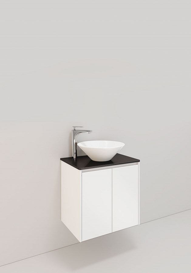 Badrumsmöbel Lifestyle Lc 19 Med 2 Dörrar Loop Handfat 60cm, Vit