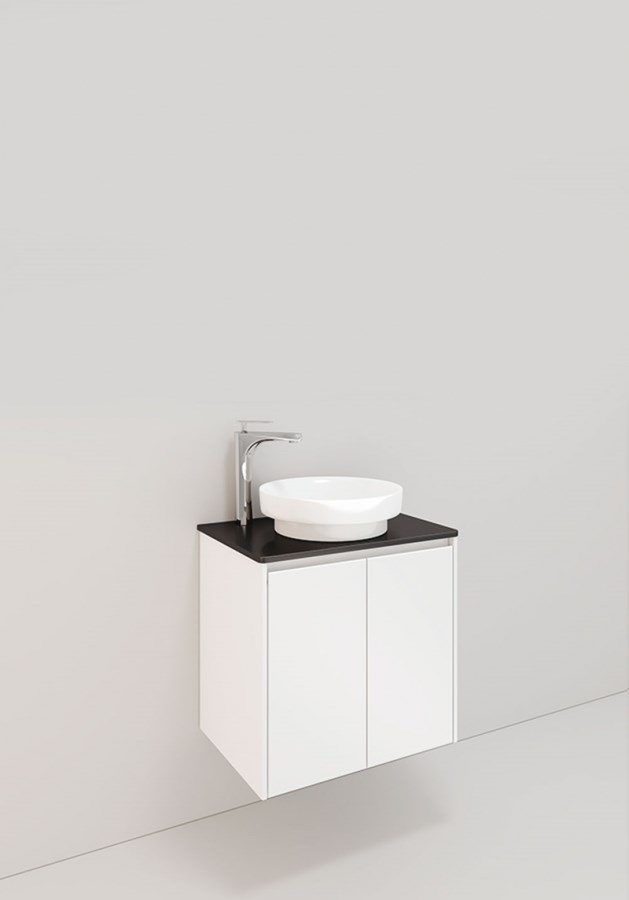 Badrumsmöbel Lifestyle Lc 20 Med 2 Dörrar Peak Handfat 60cm, Vit