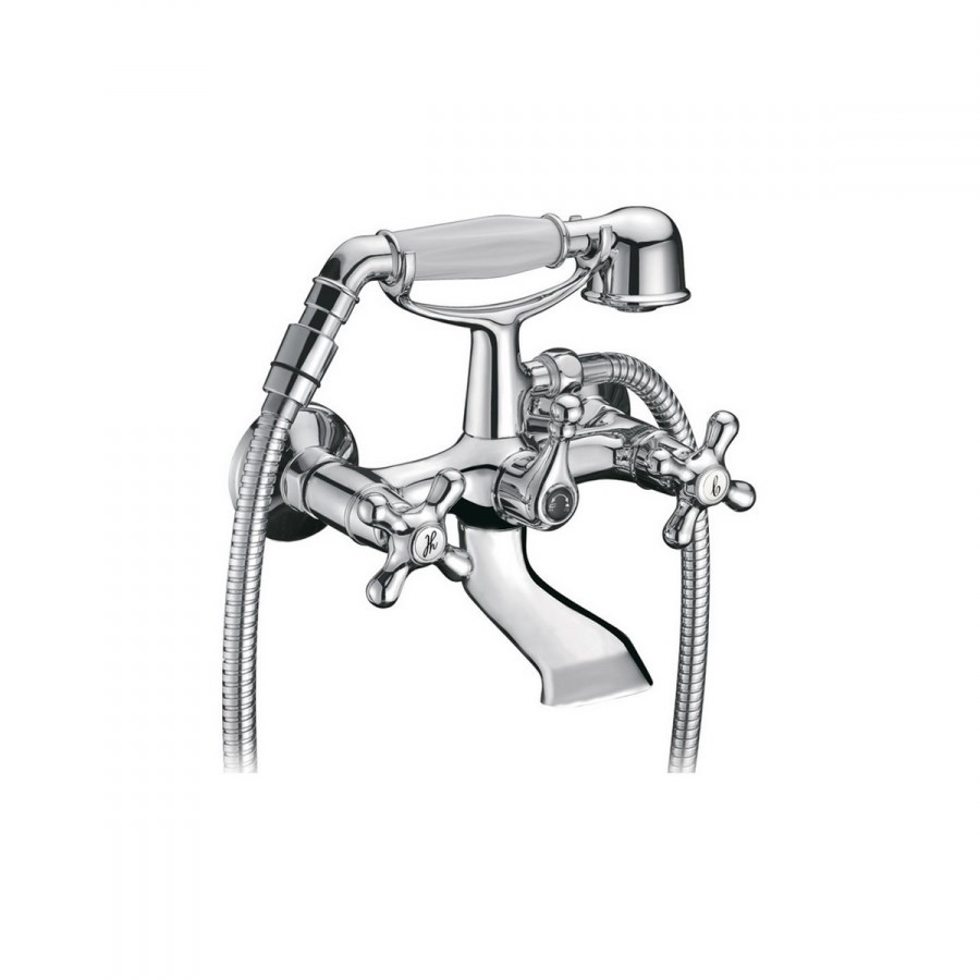 Badkarsblandare Hampton 150mm, Krom