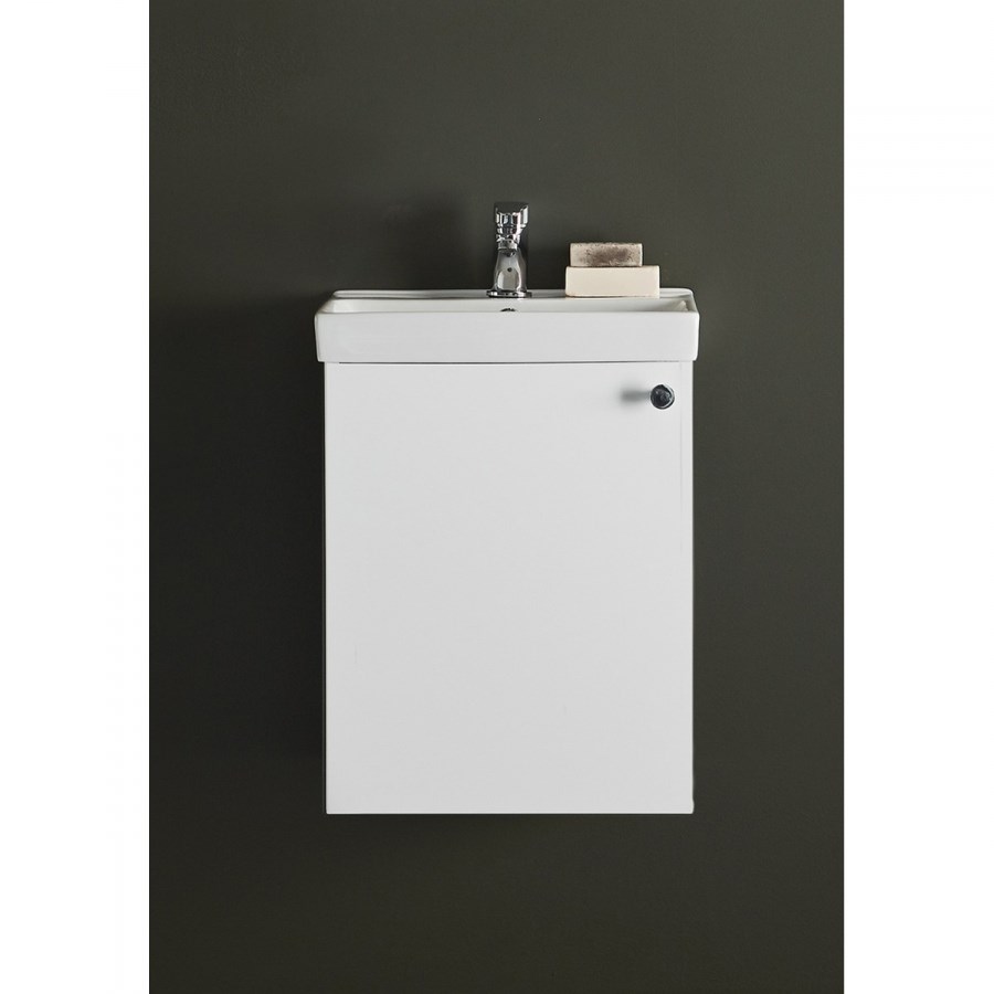 Badrumsmöbel Neat Med Lucka 40cm, Vit