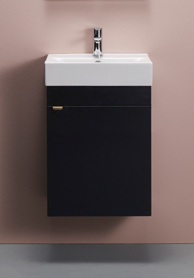 Badrumsmöbel Go 45cm, Svart