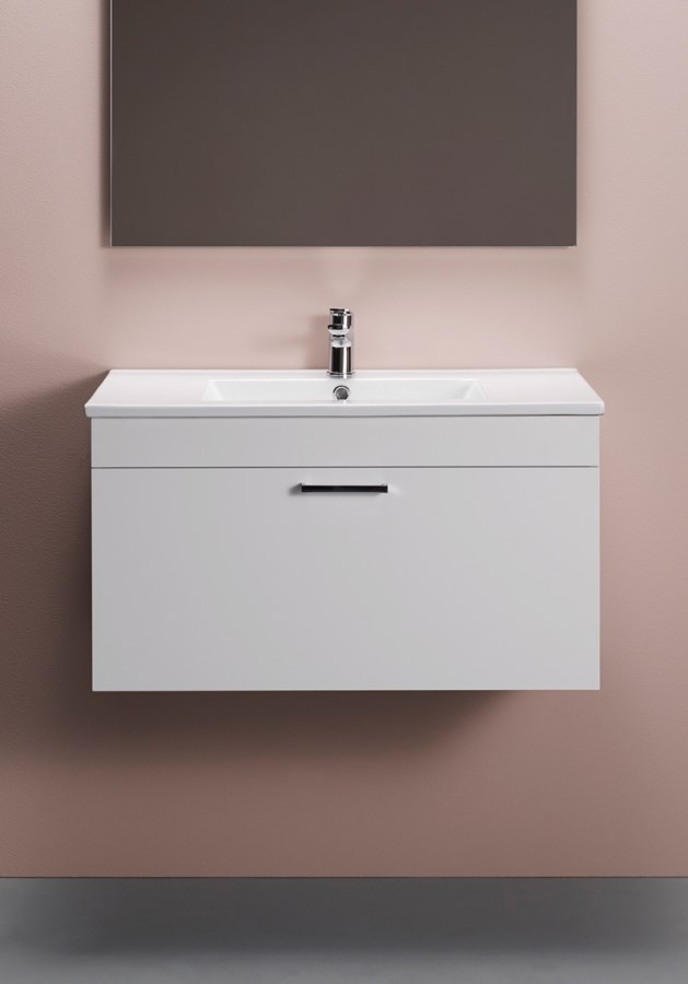 Badrumsmöbel Go 80cm, Vit