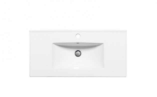 Handfat Rektangulär Ho 80x45cm, Blank, Vit