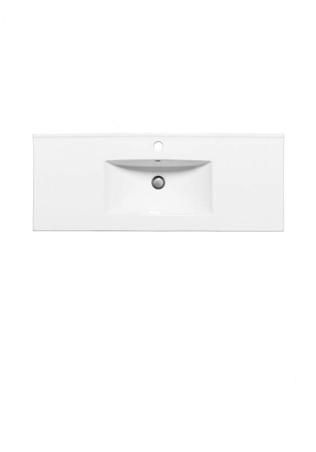 Handfat Rektangulär Ho 100x45cm, Blank, Vit