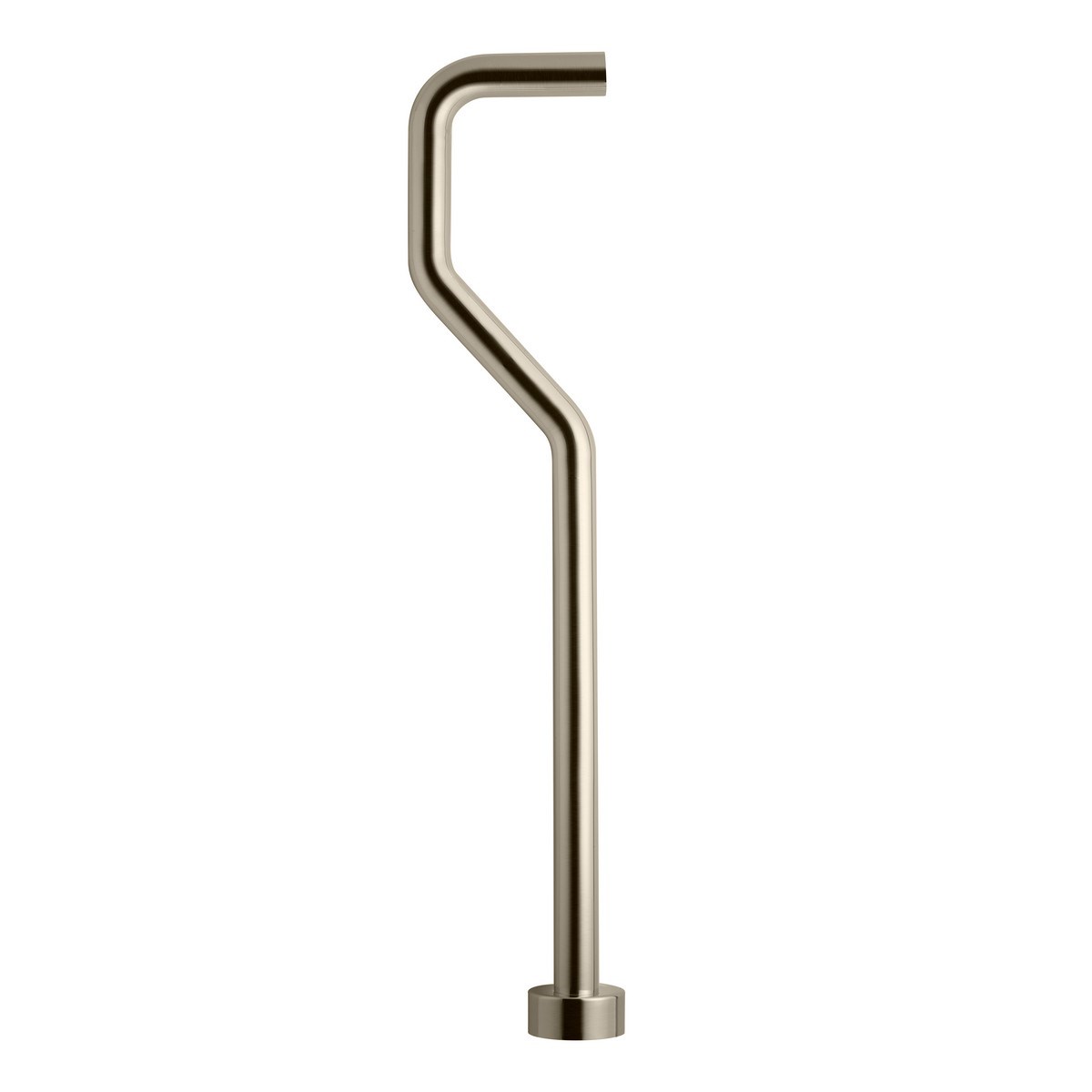 Golvrör Xa22 Med Kåpa Brushed Nickel