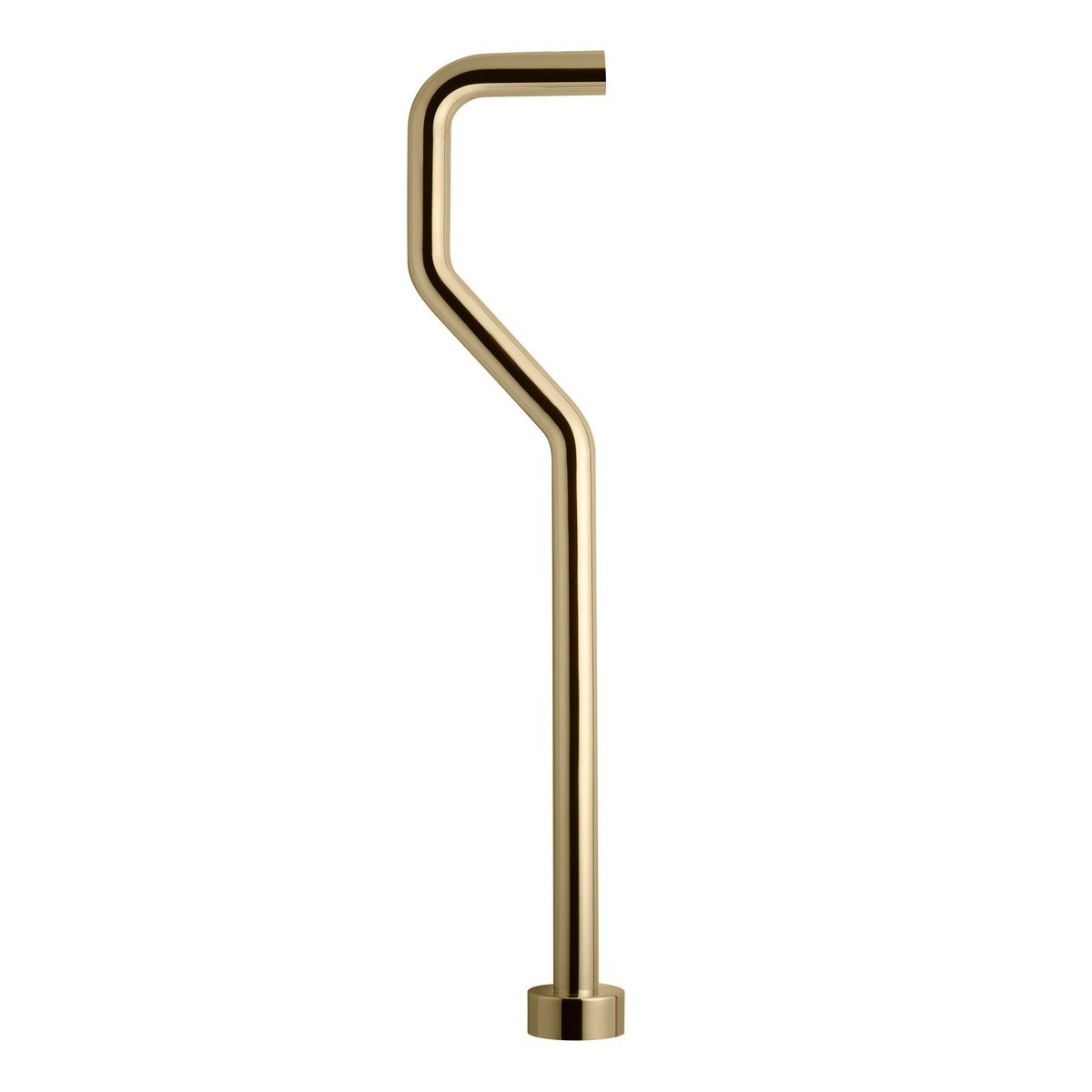 Golvrör Xa22 Med Kåpa Mässing