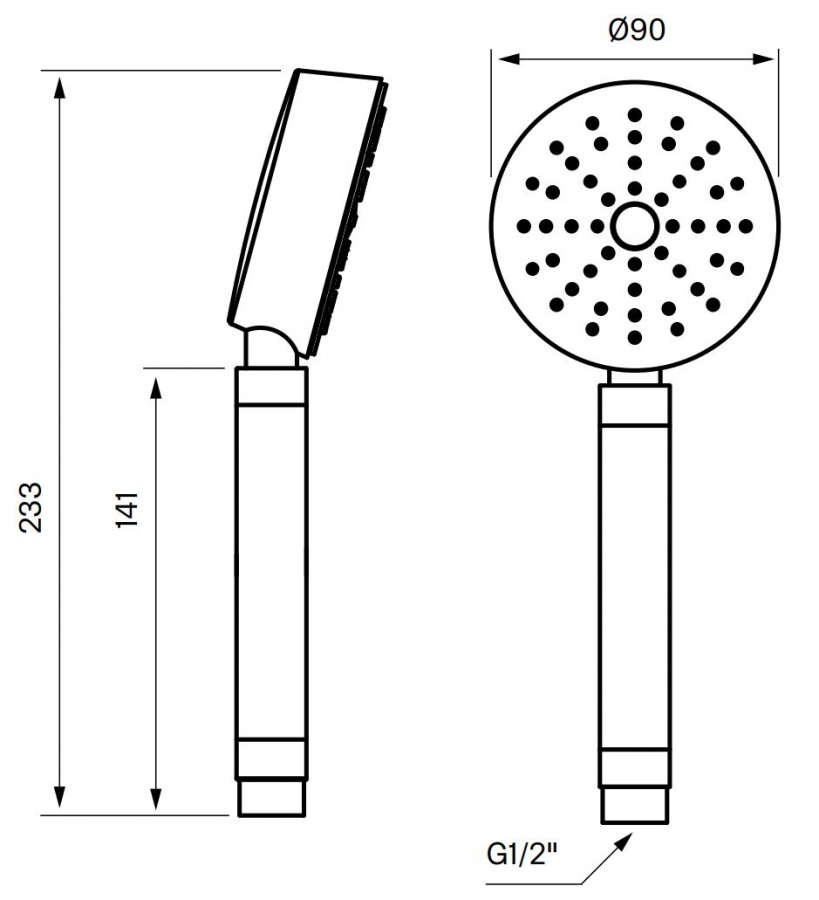 Handdusch Zdoc070 Krom