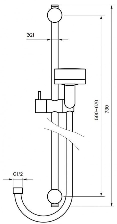 Duschset Zsal105 Krom