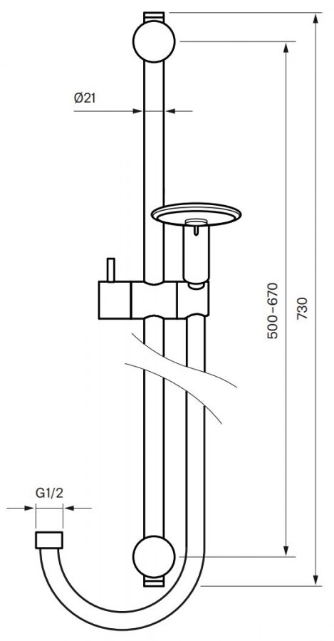 Duschset Zsal118 Krom