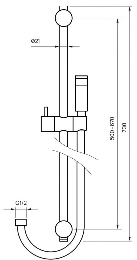 Duschset Zsal176 Krom