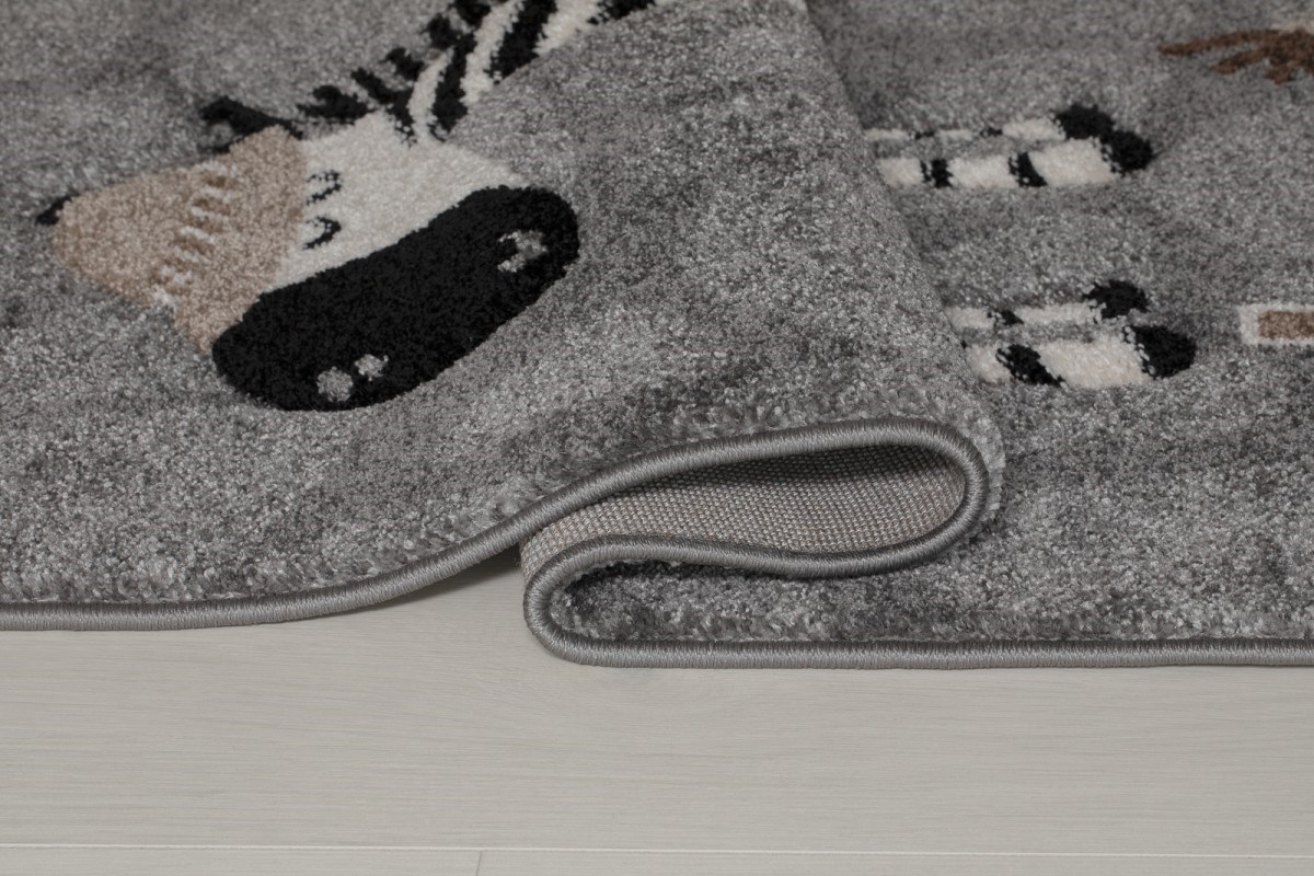 Barnmatta Atlas Savannen Grå, 120x170cm