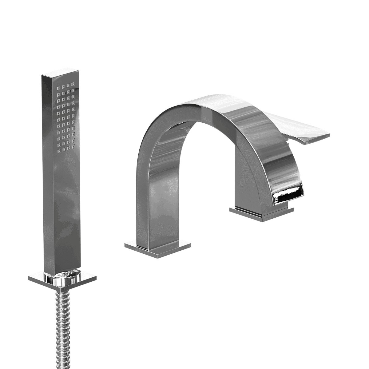 Sargmonterad Badkarsblandare Dalafors Med Pip Krom