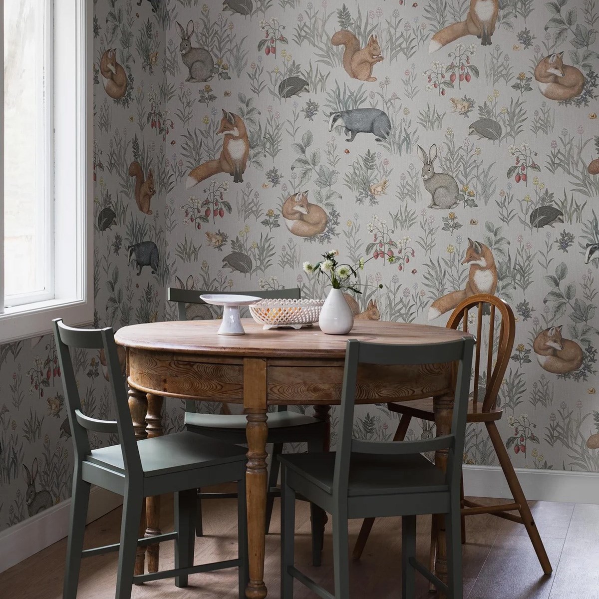 Fototapet Newbie Wallpaper Forest Friends Mural 7480 180x265cm