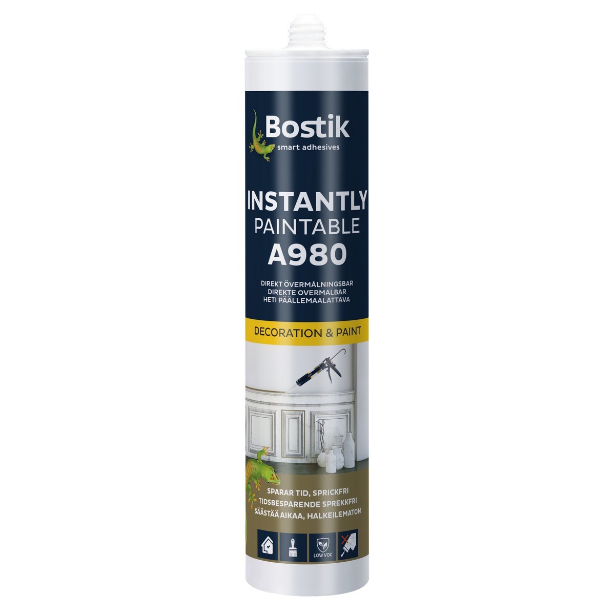 Fogmassa Instantly Paintable A980 Instantly Paintable Vit, 300ml