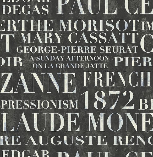 Tapet French Impressionist Signet Fi70302