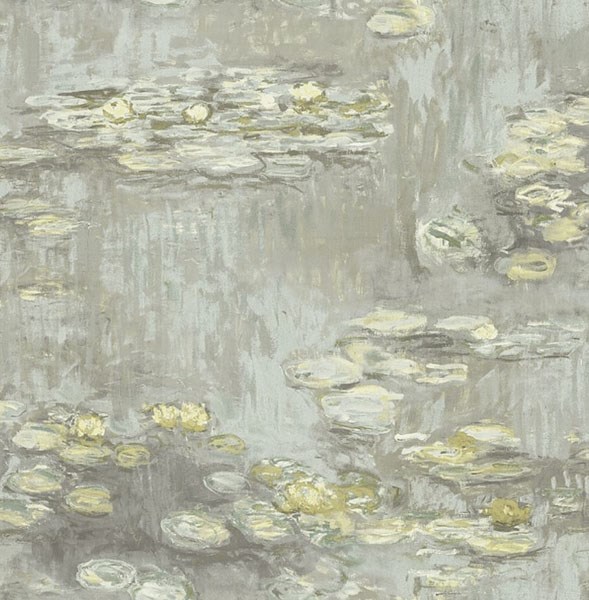 Tapet French Impressionist Water Lilies Fi71507