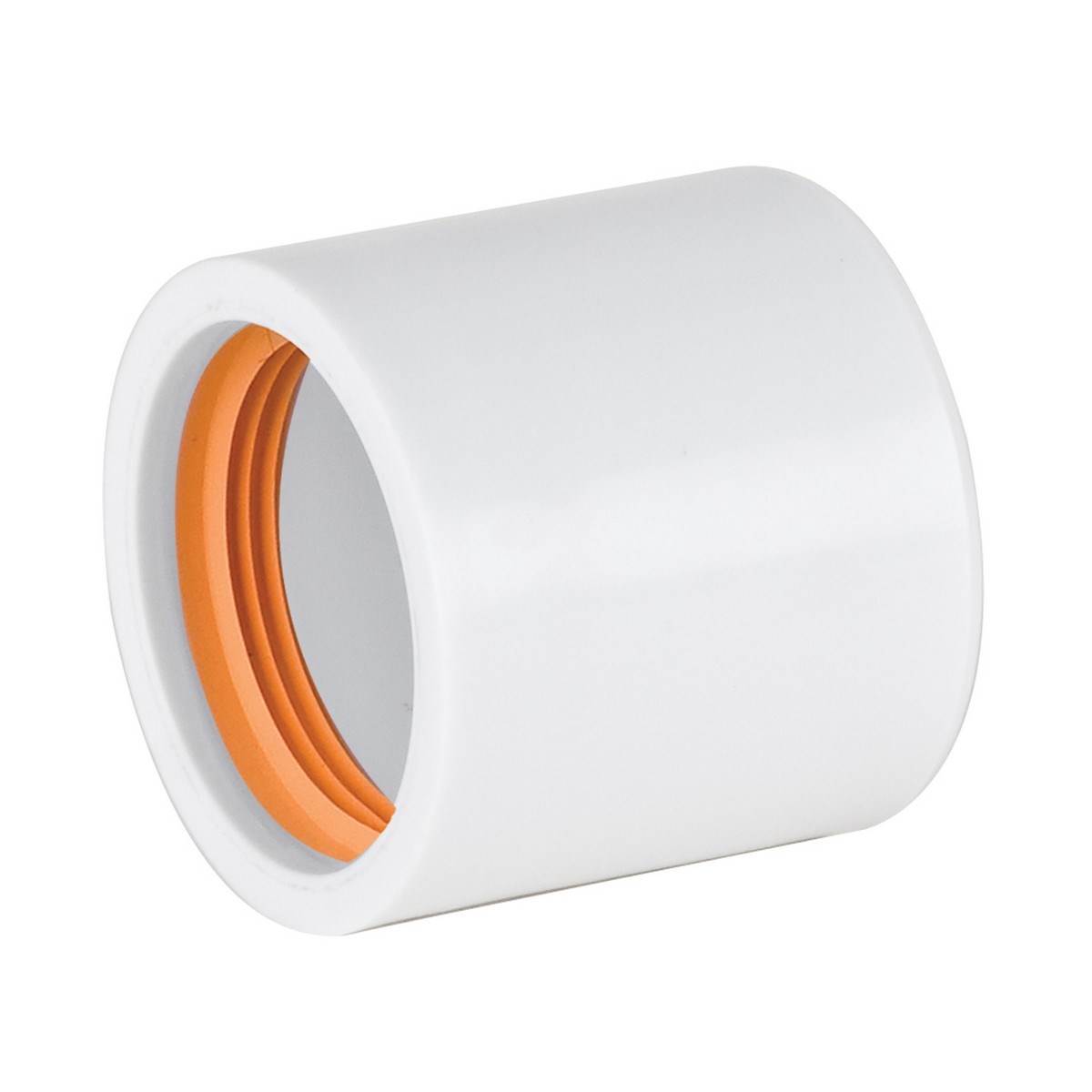 Rörförminskning Övergång Kort 40-50 Vit