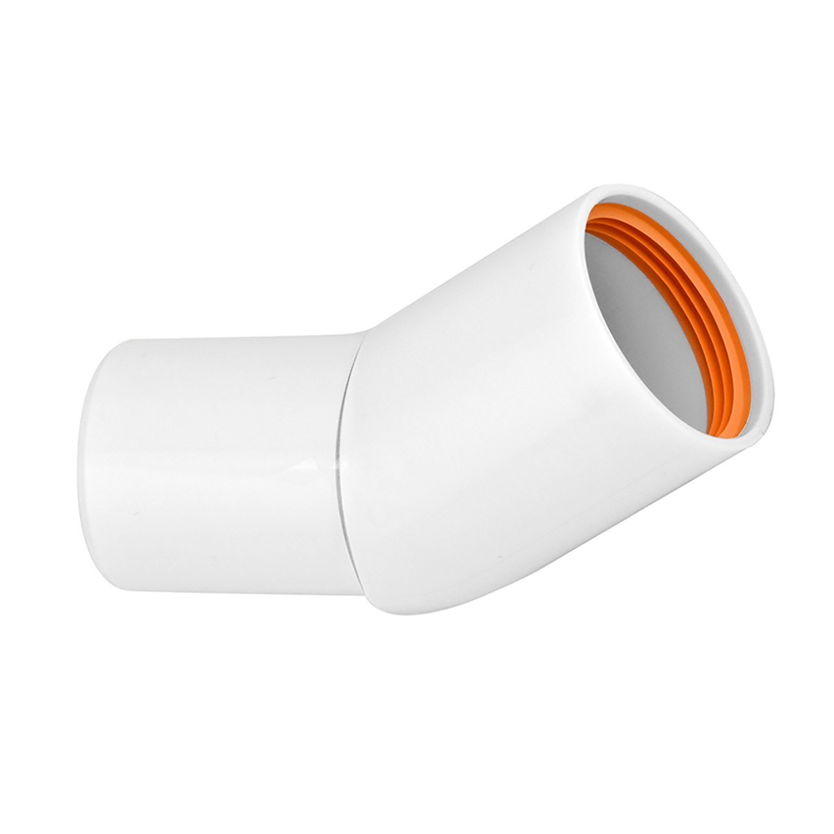 Rörvinkel 30 Grader 30° 1muff 40 Vit