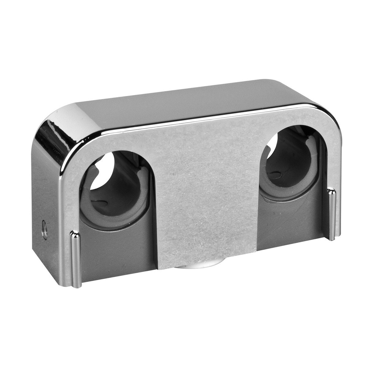 Dubbelklammer Snap 10-15 Krom