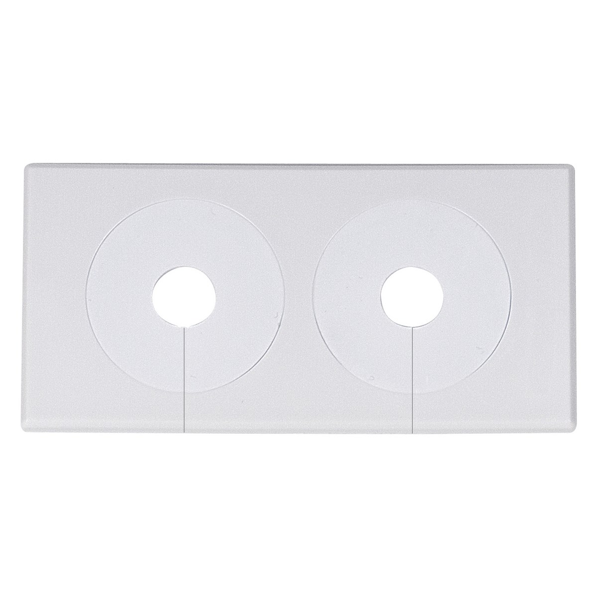 Rörtäckbricka 2-rör 12-22 Pa Tpe, Vit