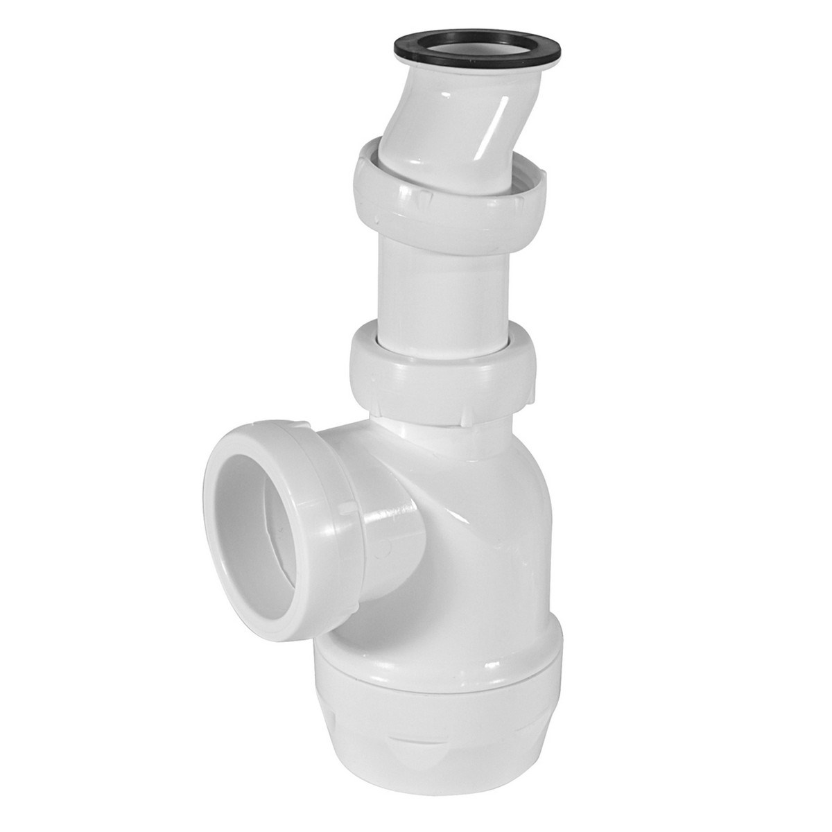 Vattenlås Teleskop Exc 40 Vit