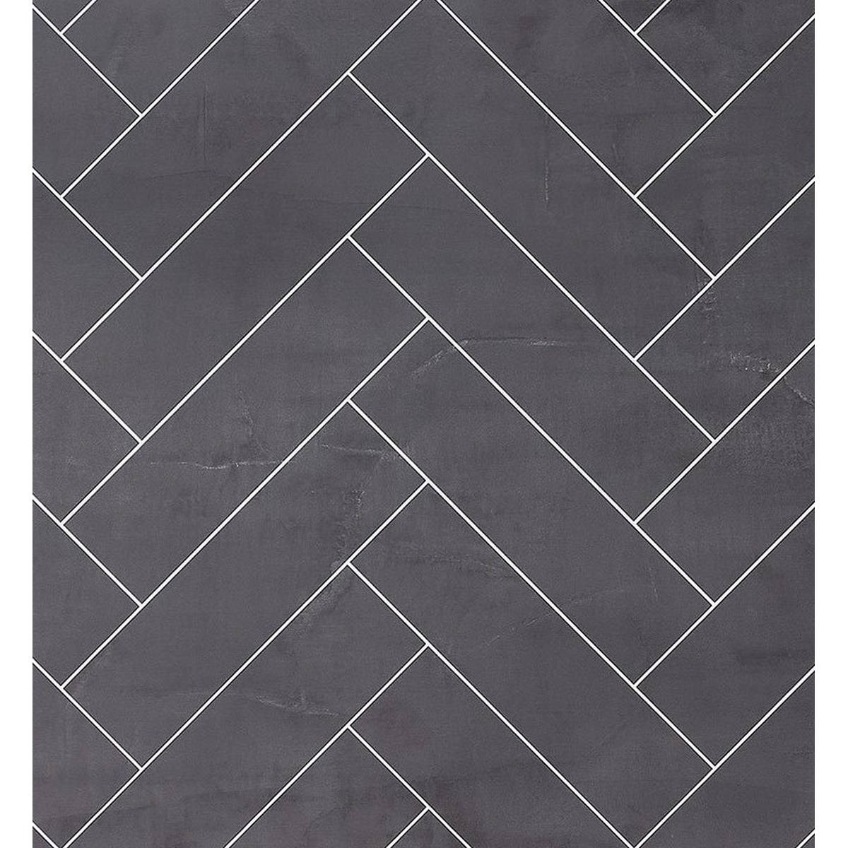 Väggskiva Kalk Fiskben Svart