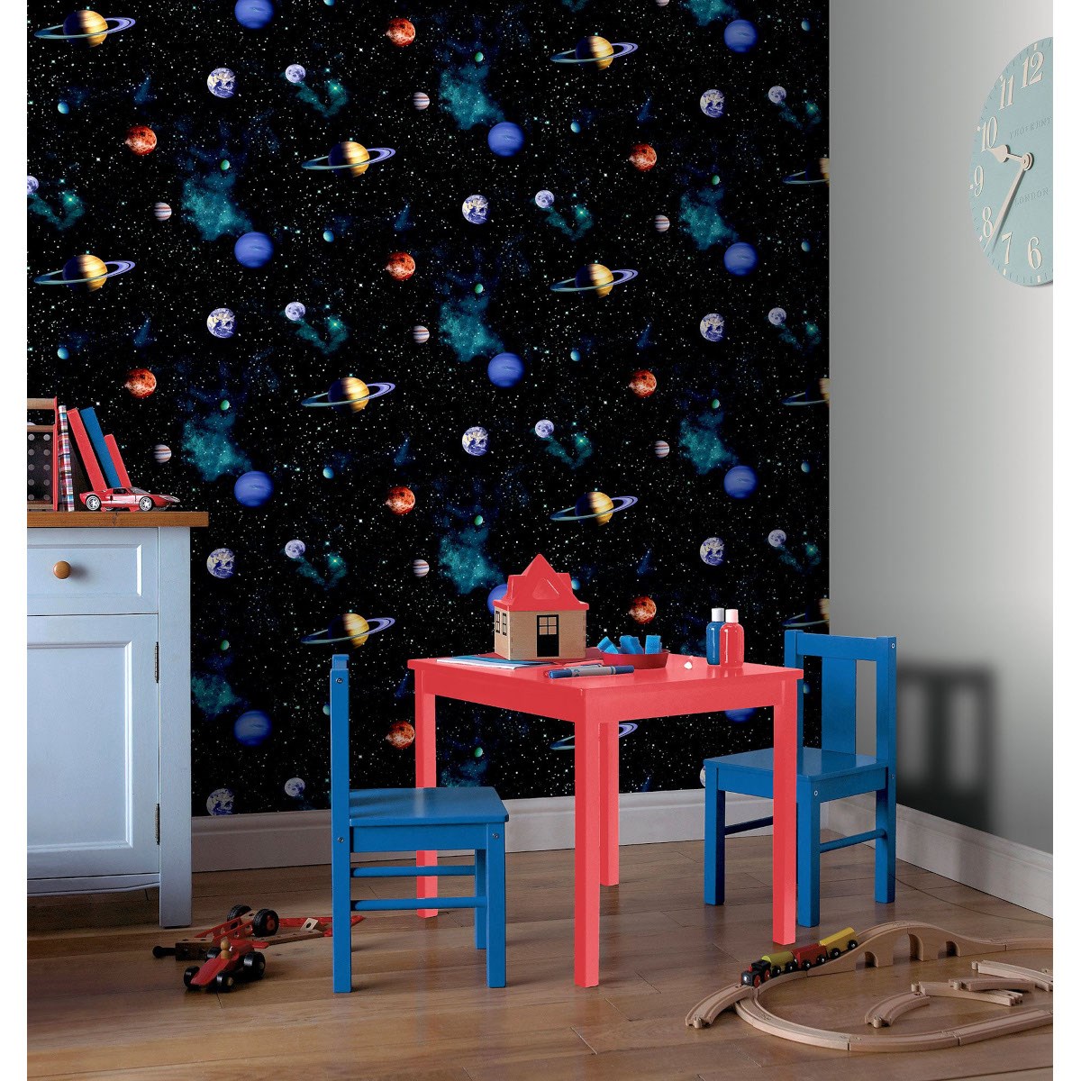 Tapet Fantasia III Cosmos Charcoal 668100