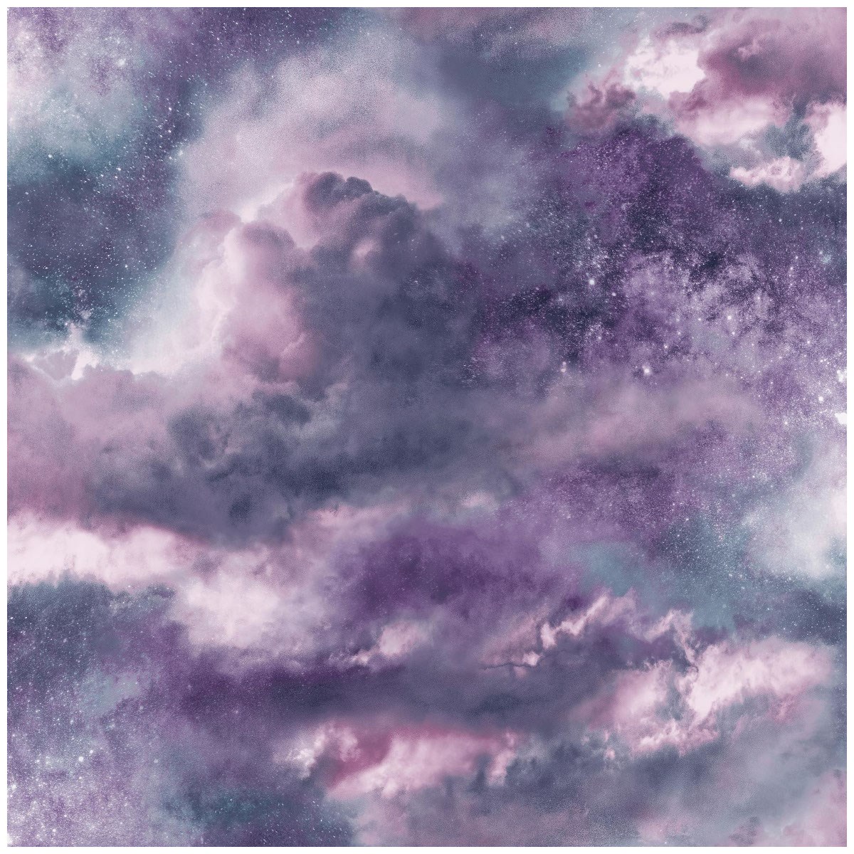 Tapet Fantasia III Diamond Galaxy Purple 260007